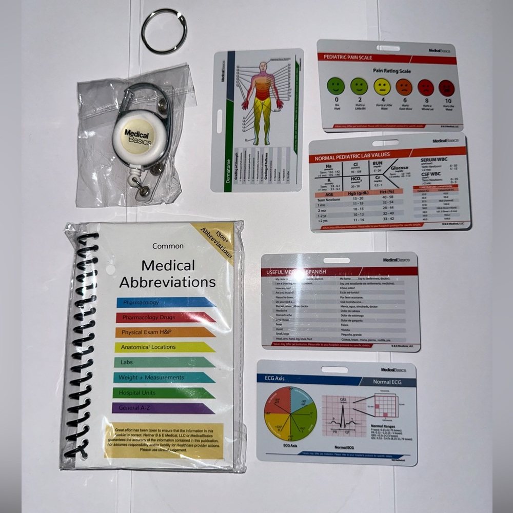 Medical Reference Badge Set